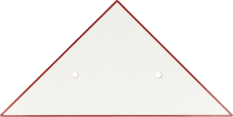 Produktbild: Parkwarntafel Prisma rechts, rot