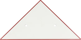 Produktbild: Parkwarntafel Prisma links, rot