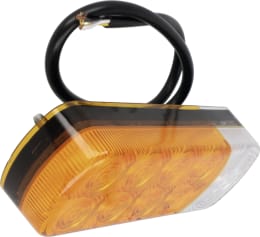 Produktbild: LED-Blink-Positionsleuchte vorn links/rechts, 163,6 x 55,6 x 31,8 mm, 12 – 24 V