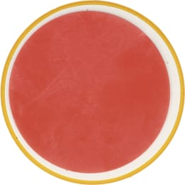 Produktbild: Seitenstrahler orange, rund, Ø 80 mm, geklebt, geschraubt
