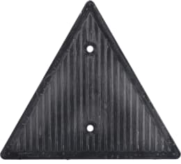 Produktbild: Rückstrahler dreieckig, rot, 158 x 138 x 8 mm, geschraubt