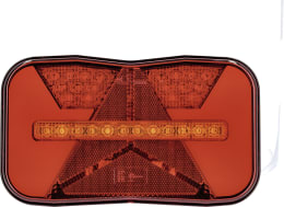 Produktbild: LED-Schlussleuchte Rio II links, 12 V, Schluss-, Brems-, Blink-, Stand-, Kennzeichenlicht