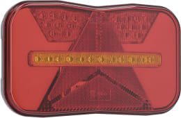 Produktbild: LED-Schlussleuchte Rio II rechts, 12 V, Schluss-, Brems-, Blink-, Standlicht