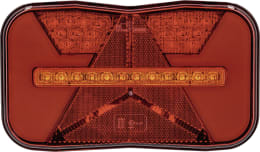 Lifestyle: LED-Schlussleuchte Rio II links, 12 V, Schluss-, Brems-, Blink-, Standlicht