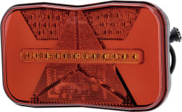 Produktbild: LED-Schlussleuchte Rio II links, 12 V, Schluss-, Brems-, Blink-, Standlicht