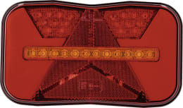 Produktbild: LED-Schlussleuchte Rio II rechts, 12 V, Schluss-, Brems-, Blink-, Standlicht