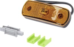 Produktbild: LED-Seitenmarkierungsleuchte gelb, 12 – 24 V, verkabelt