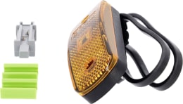 Produktbild: LED-Seitenmarkierungsleuchte gelb, 12 – 24 V, verkabelt