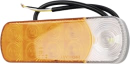 Produktbild: LED-Blink-Positionsleuchte vorn links/rechts, 163,6 x 55,6 x 31,8 mm, 12 – 24 V