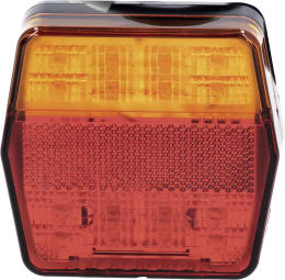 Produktbild: LED-Schlussleuchte Rom IV links/rechts, 12 V, Schluss-, Brems-, Blink-, Standlicht