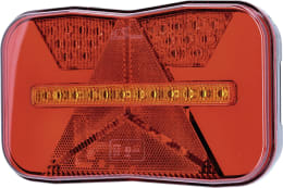 Produktbild: LED-Schlussleuchte Rio II rechts, 12 V, Schluss-, Brems-, Blink-, Standlicht