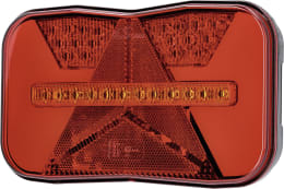 Produktbild: LED-Schlussleuchte Rio II links, 12 V, Schluss-, Brems-, Blink-, Stand-, Kennzeichenlicht