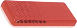 Produktbild: Rückstrahler rechteckig, rot, 70 x 28 mm, geklebt