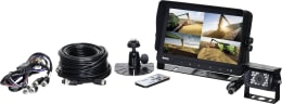 Set: Rückfahrkamera 9 -Touchscreen-Monitor, Splitscreenfunktion