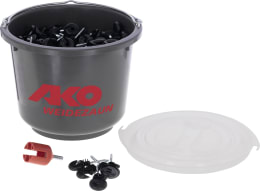 Produktbild: Ako Ringisolator 250 St. Holzgewinde, mit Einschraubhilfe, für Draht, Litze, Seil, Band 10 mm, 44314/2503E