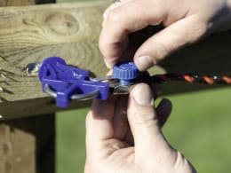 Lifestyle: Ako Torgriffisolator X³ Premium blau Holzgewinde
