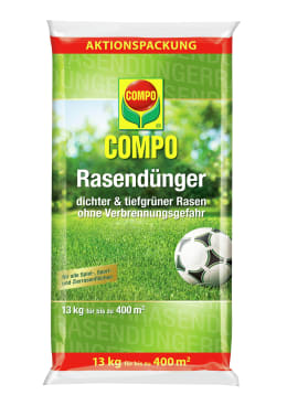 Produktbild: COMPO Rasendünger Aktion Organisch-mineralischer NPK Dünger Granulat