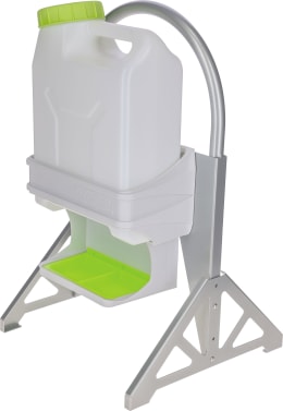 Produktbild: SmartCoop Standfüße für Geflügeltränke und Futterautomat, 400 x 400 x 715 mm, höhenverstellbar