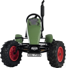 Produktbild: Berg Go-Kart Fendt 939 BFR-3 in Grün mit schwarzem Rahmen und roten Felgen