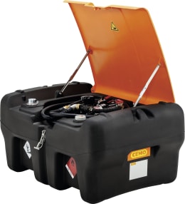 Produktbild: Cemo Tankanlage KS mobil Easy 330 Basic 330 l, für Benzin, Benzingemische, mobil, 12 V-Pumpe