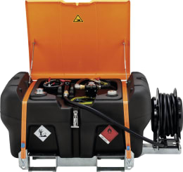 Produktbild: Cemo Tankanlage KS mobil Easy 330 Premium 330 l, für Benzin, Benzingemische, mobil, 12 V-Pumpe
