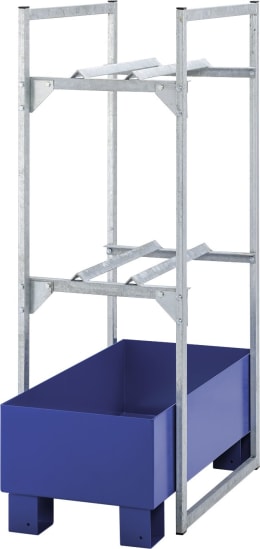 Produktbild: Cemo Regal 120 82 x 131 x 45 cm 2 x Fassauflage, Stahl-Wanne, 11481