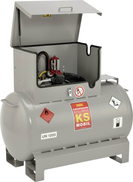 Produktbild: Cemo Tankanlage KS mobil 300 l, für Benzin, Öl-/Benzin-Mischungen, mobil, 12 V-Pumpe, ATEX