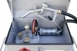 Produktbild: Cemo Tankanlage KS mobil 200 l, für Benzin, Öl-/Benzin-Mischungen, mobil, Handpumpe, 10025