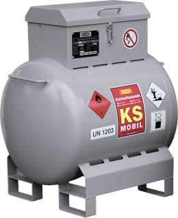 Produktbild: Cemo Tankanlage KS mobil 200 l, für Benzin, Öl-/Benzin-Mischungen, mobil, 12 V-Pumpe, ATEX