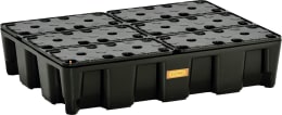 Produktbild: Cemo Auffangwanne HD aus HDPE (High Density Polyethylen) schwarz mit PE-Rost