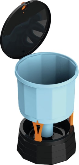 Produktbild: COPELE Geflügeltränke Silo Freiland 35 l mit Standfuß, Kunststoff (UV-beständig), für Geflügel