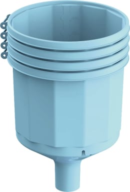 Produktbild: COPELE Geflügeltränke Silo Freiland 35 l mit Standfuß, Kunststoff (UV-beständig), für Geflügel