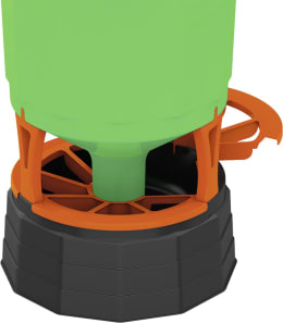 Produktbild: COPELE Futtertrog Silo Freiland 35 l mit Standfuß, Kunststoff (UV-beständig), für Geflügel