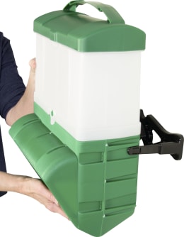 Produktbild: horizont Futterautomat Smart 10 kg Wandmontage, Kunststoff, für Geflügel