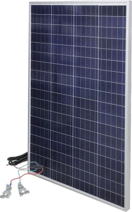 Lifestyle: KERBL Solarmodul 100 W 1.000 x 664 x 35 mm, für das Laden einer 12 V-Batterie, 70601