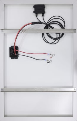 Produktbild: KERBL Solarmodul 100 W 1.000 x 664 x 35 mm, für das Laden einer 12 V-Batterie, 70601
