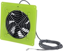 Produktbild: SmartCoop Stallentlüftung Luftleistung max. 120 m³/h, für Geflügelstall Mobile Coop, 70627