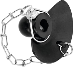 Produktbild: Kugelfangprofil High Performance Kat. 1, 22,1 x 44 mm, für Unterlenkerfanghaken, mit Kette und Klappsplint