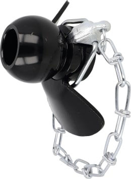 Produktbild: Kugelfangprofil High Performance Kat. 2, 28,2 x 56 mm, für Unterlenkerfanghaken, mit Kette und Klappsplint