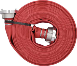 Produktbild: Flachschlauch 20 m, beidseitige Storz C-Kupplung, rot