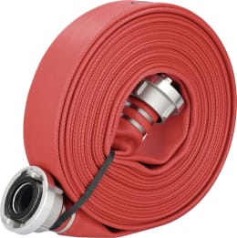 Produktbild: Flachschlauch 20 m, beidseitige Storz C-Kupplung, rot