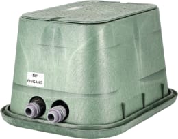 Produktbild: rainpro Hauptstation mit 1 Hunter Magnetventil mit Filter, Hydrantenanschluss, Druckluftanschluss zur Entleerung