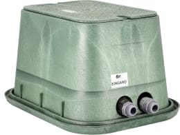 Produktbild: rainpro Hauptstation mit 1 Hunter Magnetventil mit Filter, Hydrantenanschluss, Druckluftanschluss zur Entleerung