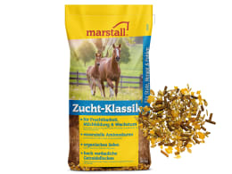 Produktbild: marstall® Zucht-Klassik Müsli mit Getreideflocken für Zuchtstuten, Deckhengste und Fohlen