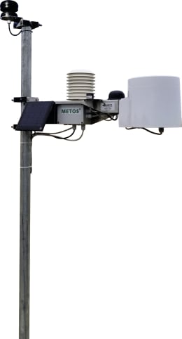 Produktbild: METOS® Wetterstation Pro 8 mit 8 Sensoren und Stationsmast zzgl. Servicevertrag