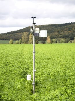Lifestyle: METOS® Wetterstation Pro 8 mit 8 Sensoren und Stationsmast zzgl. Servicevertrag