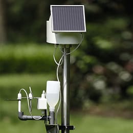 Lifestyle: METOS® Wetterstation Eco - Frostwarnung mit 2 Sensoren und Stationsmast zzgl. Servicevertrag