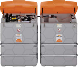 Produktbild: Cemo Dieseltankanlage Cube mit Pumpe und Erweiterungstank, Indoor Basic und Outdoor Premium