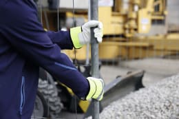 Lifestyle: Keron Winterhandschuhe Neon Ziegenleder, Baumwollfleece, Polyester