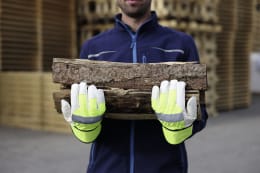 Produktbild: Keron Winterhandschuhe Neon Ziegenleder, Baumwollfleece, Polyester